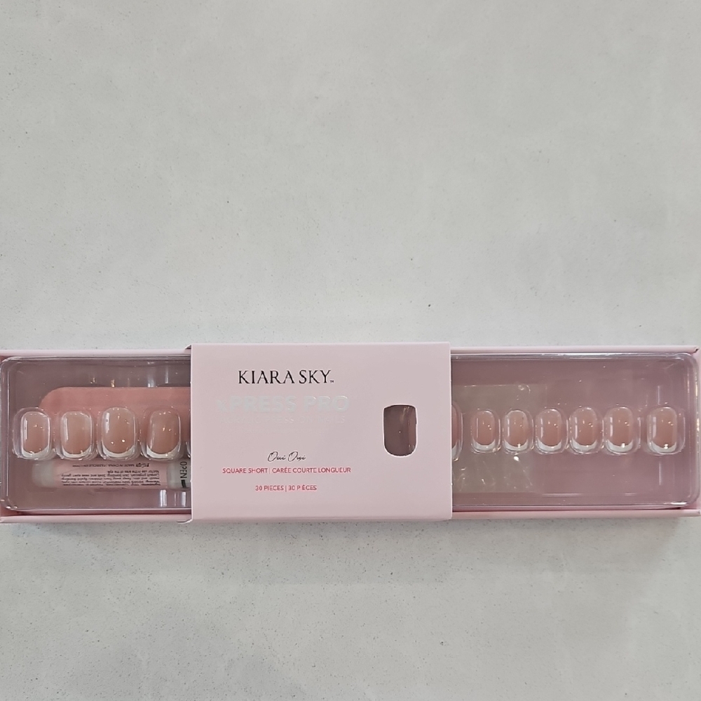 Kiara Sky Press-On Nails in Soft Pink